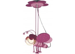 Παιδικό φωτιστικό κρεμαστό ροζ μελισσούλα Ø33cm