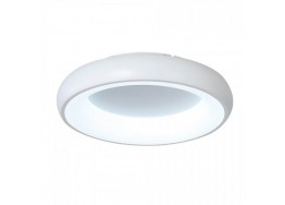 Φωτιστικό οροφής πλαφονιέρα Φ60x8cm LED CCT τηλεχειριζόμενο λευκό