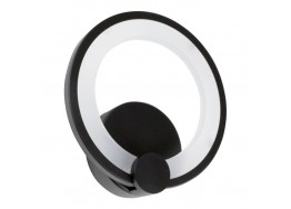 Μαύρη απλίκα δαχτυλίδι Ø19cm LED 180°