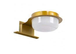  Φωτιστικό καθρέφτη LED  χρυσό 10x13cm με τρεις τρόπους τοποθέτησης