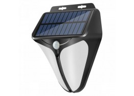 Ηλιακό φωτιστικό τοίχου Φ13x11cm LED 2W 3000K με ανιχνευτή κίνησης