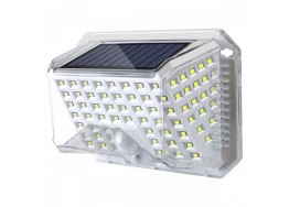 Ηλιακό φωτιστικό τοίχου LED 2W 3000K με αισθητήρα κίνησης PIR 14x10x5cm