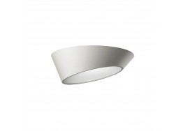 Πλαφονιέρα οροφής Φ45x17cm λευκή LED Dim