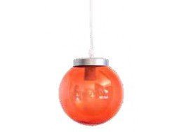 Στεγανή κρεμαστή μπάλα Φ20cm χρωματιστό ακρυλικό με PVC καλώδιο