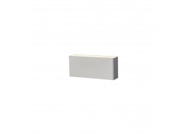 Απλίκα LED λευκή slim 15x7cm απο αλουμίνιο