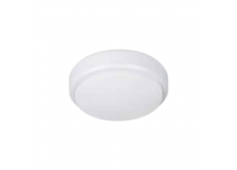 Φωτιστικό οροφής πλαφονιέρα Φ21x6cm LED CCT λευκή πλαστική IP65