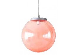 Μοντέρνο στεγανό κρεμαστό φωτιστικό χρωματιστή μπάλα Φ20cm
