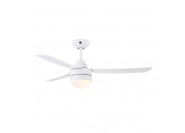 Λευκός ανεμιστήρας οροφής Φ122cm πλαστικός ABS δίφωτος Ε14