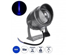 Προβολάκι Wall Washer αδιάβροχο IP65 24V LED RGB σφυρήλατο γκρι