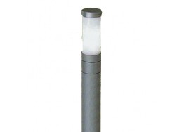 Φωτιστικό κολωνάκι Ø12cm με πυρίμαχο γυάλινο κάλυμμα 40cm