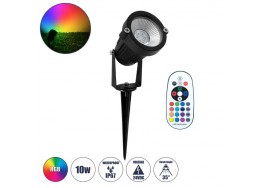 Σποτ κήπου 24V τηλεχειριζόμενο LED RGB