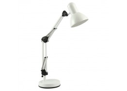 Μεταλλικό φωτιστικό γραφείου 53cm γυαλιστερό λευκό