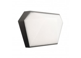 Πολυγωνική στεγανή απλίκα αλουμινίου LED 13x24cm