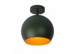 Φωτιστικό οροφής μπάλα πράσινη μεταλλική Φ25cm