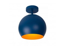 Φωτιστικό οροφής μπάλα μπλε μεταλλική Φ25cm