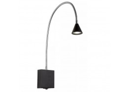 Εύκαμπτο σπιράλ φωτιστικό τοίχου 54cm LED 4500Κ Reading μαύρο