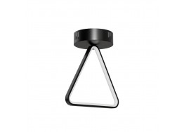 Φωτιστικό οροφής LED τρίγωνο μαύρο μεταλλικό 25cm