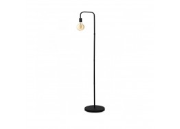 Μίνιμαλ μεταλλικό επιδαπέδιο φωτιστικό μαύρο 25x151cm