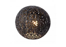Retro πορτατίφ μαύρη μπάλα Ø15cm σε μαροκινό στυλ