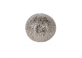 Retro πορτατίφ ασημί μπάλα Ø15cm σε μαροκινό στυλ