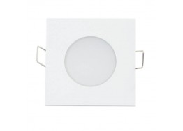 Λευκό χωνευτό σποτ 8.2x8.2cm με τρύπα κοπής Ø6.5cm LED 5W