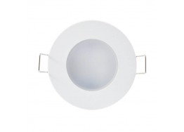 Λευκό χωνευτό σποτ Ø10.5cm με τρύπα κοπής Ø8.5cm LED 8W