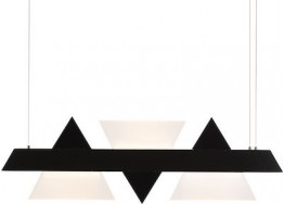 Κρεμαστό φωτιστικό 100cm με τρίγωνα