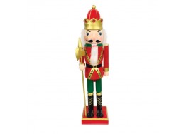 Χριστουγεννιάτικη φιγούρα βασιλιάς με τσεκούρι 30cm