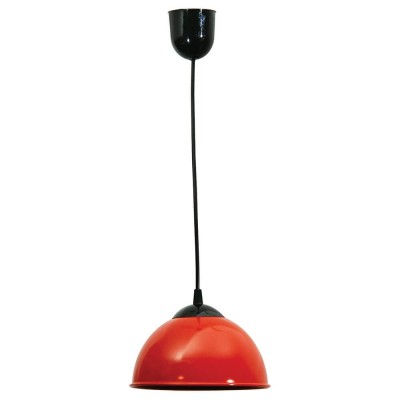 Κόκκινη μονόφωτη καμπάνα Φ20cm