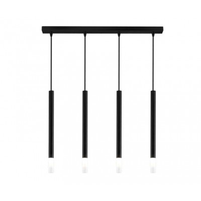 Τετράφωτη μεταλλική ράγα 85cm με ντουί G9