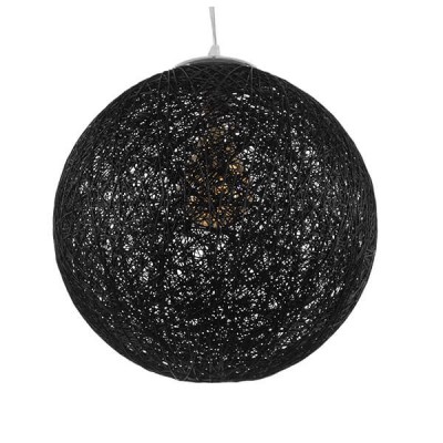 Κρεμαστό φωτιστικό μπάλα Φ40cm από ψαθί-rattan