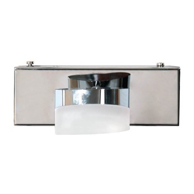 Μεταλλικό σποτ νίκελ 14x15cm μονό LED