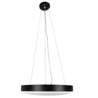 Μαύρο κρεμαστό φωτιστικό LED Φ45cm ντιμαριζόμενο με τηλεχειριστήριο