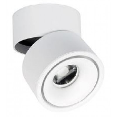 Λευκό περιστρεφόμενο σποτ οροφής LED Φ10cm
