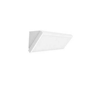 Απλίκα πλαστική αδιάβροχη LED CCT 27x10cm λευκή