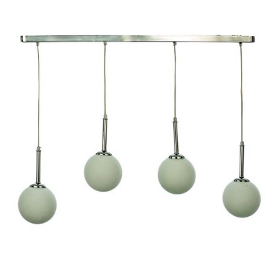 Ράγα 75cm με τέσσερις γυάλινους γλόμπους Ø13cm