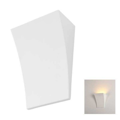 Γύψινη απλίκα 19x25cm μονόφωτη G9 LED