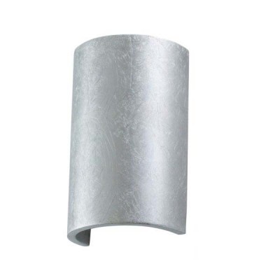 Απλίκα γύψινη ημικυλινδρική ύψους 16cm