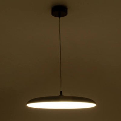 Κρεμαστό φωτιστικό LED CCT 24W χρυσαφί πιάτο Φ40x10cm