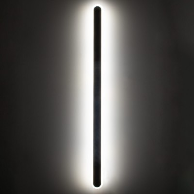 Χρυσαφί φωτιστικό τοίχου LED slim οβάλ 100cm CCT