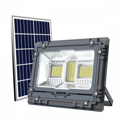 Ηλιακός προβολέας 24x30cm με τηλεχειριστήριο LED 200W 6000K IP65