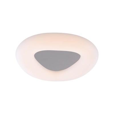 Λευκό φωτιστικό οροφής πλαστικό Φ45cm LED