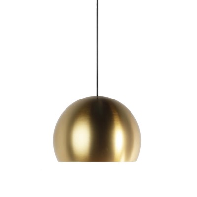 Κρεμαστό φωτιστικό χρυσαφί ημισφαίριο Φ34cm GU10