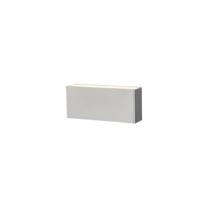 Απλίκα LED λευκή slim 15x7cm απο αλουμίνιο