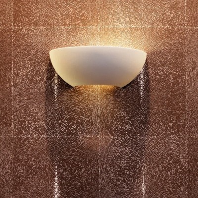 Λευκή γύψινη απλίκα 30cm Up&Down E27