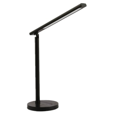 Μαύρο φωτιστικό γραφείου ύψους 43cm με κεφαλή 32cm LED 4000K