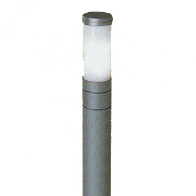 Φωτιστικό κολωνάκι Ø12cm με πυρίμαχο γυάλινο κάλυμμα 65cm
