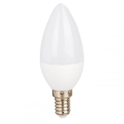 Λάμπα LED Ε14 Λευκό Κεράκι 3W Θερμό Φως