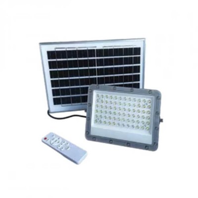 Ηλιακός προβολέας LED 50W 4000K μαύρος τηλεχειριζόμενος IP65