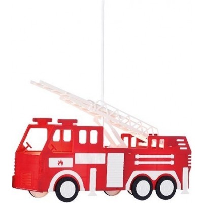 Κρεμαστό παιδικό φωτιστικό πυροσβεστικό όχημα 43x13cm